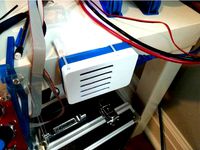 Zip Tie Raspberry Pi3 Case for fastener free mounting to side of Ikea Lack end table by JISpal01