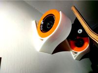 Longboard Skateboard Wall Mount by Skyraf