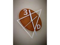 3D Wall clock by KOLAH