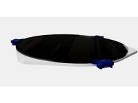 Rostock Max V2 Flush Bed Clamp by TamcoFarms
