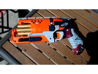 Nerf Hammershot 7 Dart Brass Cylinder by eightbitbuenos
