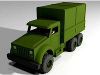 1/18 Scale Military Transport Truck by tanner3d