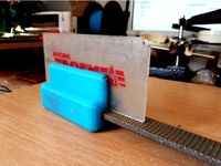 Ski wax scraper sharpener by paflviet
