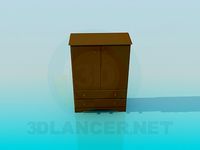 3D Model Low Cabinet