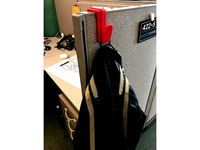 2 inch Partition Coat Hook (Cubicle) by seafreak62