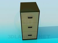 3D Model Vertical cabinet