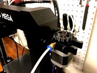 Anycubic i3 Mega side extruder mount and cable management by astroaaron