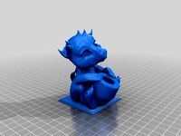 Baby Dragon Pen Holder (no supports) by RickB