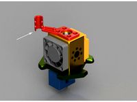 Anycubic Kossel Effector Cable Management by spikelee