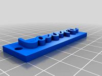 Laura name keychain by ElSepe