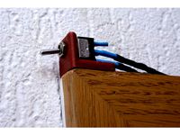 Simple switch holder (6mm) by UncleManuel