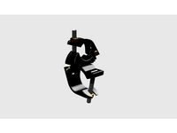 Rotatable tube clamp by Buffedelic