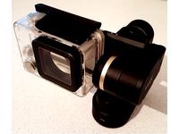 Feiyu WG2 Gimbal GoPro Hero4 Camera Holder AquaBox by awex