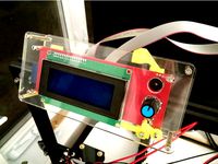 Removable LCD Mount for TEVO Tarantula LCD Display by matriani