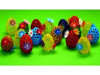 Easter Flowerish Eggs by 3Dmaker4U