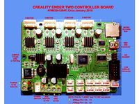 Creality Ender-2 Controller Board (Labeled) by lewtwo