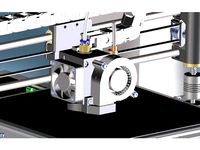 Prusa i3 mkIII printhead modified to bowden by __ShapeLabs__