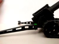 28mm Heavy Artillery leg holding pin by MiquelAdell