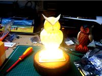 Owl LED Lamp by sn4k3