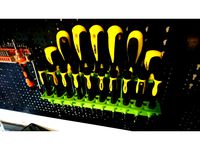 Screwdriver rack for desktop or pegboard by Everything_3D
