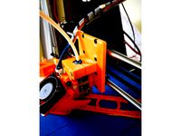 Simple E3D v6 and lite Bowden extruder Hotend mount by KOLAH