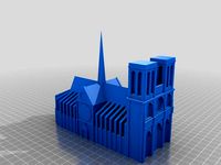 Model of Notre Dame de Paris by Charles_Muth