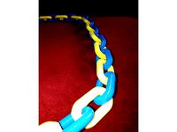 Chunky chain - alternating coloured links by sclarkee