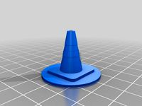HeroClix Traffic Cone Barrier Token by ClixAccessories