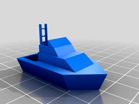 N scale cabin cruiser boat by Areg7