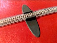 Wide Flat LED Strip Holder by BadFocus