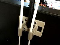 Qidi Tech 1 Filament Tube Support Guide Rear by leeph