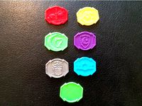 Lords of Waterdeep building markers by PooT