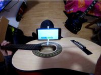 Smartphone Holder For Acoustic Guitar by Dreax
