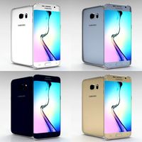 Samsung Galaxy S6 Edge Plus All Color Pack 3D Model