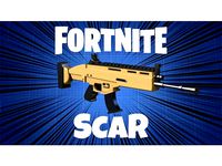 Fortnite Legendary SCAR (Full Sized, Smaller Pieces) by Ryan_Taki
