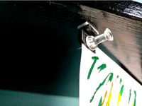 Tiny under-shelf mount picture frame corners by ryaninc