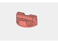 Prusa I3 MK2.5 Heatbed Cable Clip by Licantrop