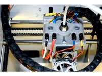 German RepRap NEO E3D V6 Mount with electrical connector  by Trublemaker