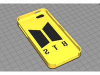 BTS Iphone 5C case by smilla1978