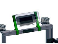 Tevo Tarantula display clamps / LCD bracket for DUAL Z by ndupont