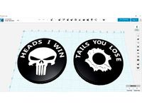 The Punisher Lucky Coin by Sambam2u