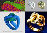 Ring jewellry 01 3D Model