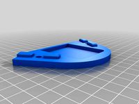 Top and Footer Cap for AnyCubic Delta Linear Plus by dsturze