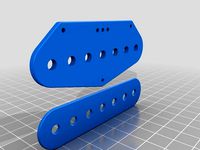 Bobbin for sevenstring T-style guitar bridge pickup by Uryanne
