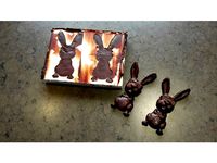 Easter bunny twin chocolate mold by 3DPrinthings
