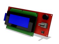 Anycubic kossel LCD screen by Redbrumbler