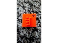 Jain Om Keychain With Square Back by Jayshivam
