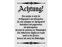 Gefingerpoken Warning Sign by PeterFW