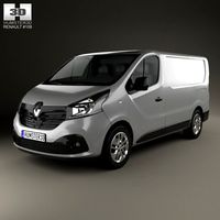 Renault Trafic Panel Van 2014 3D Model