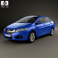 Honda City 2012 3D Model